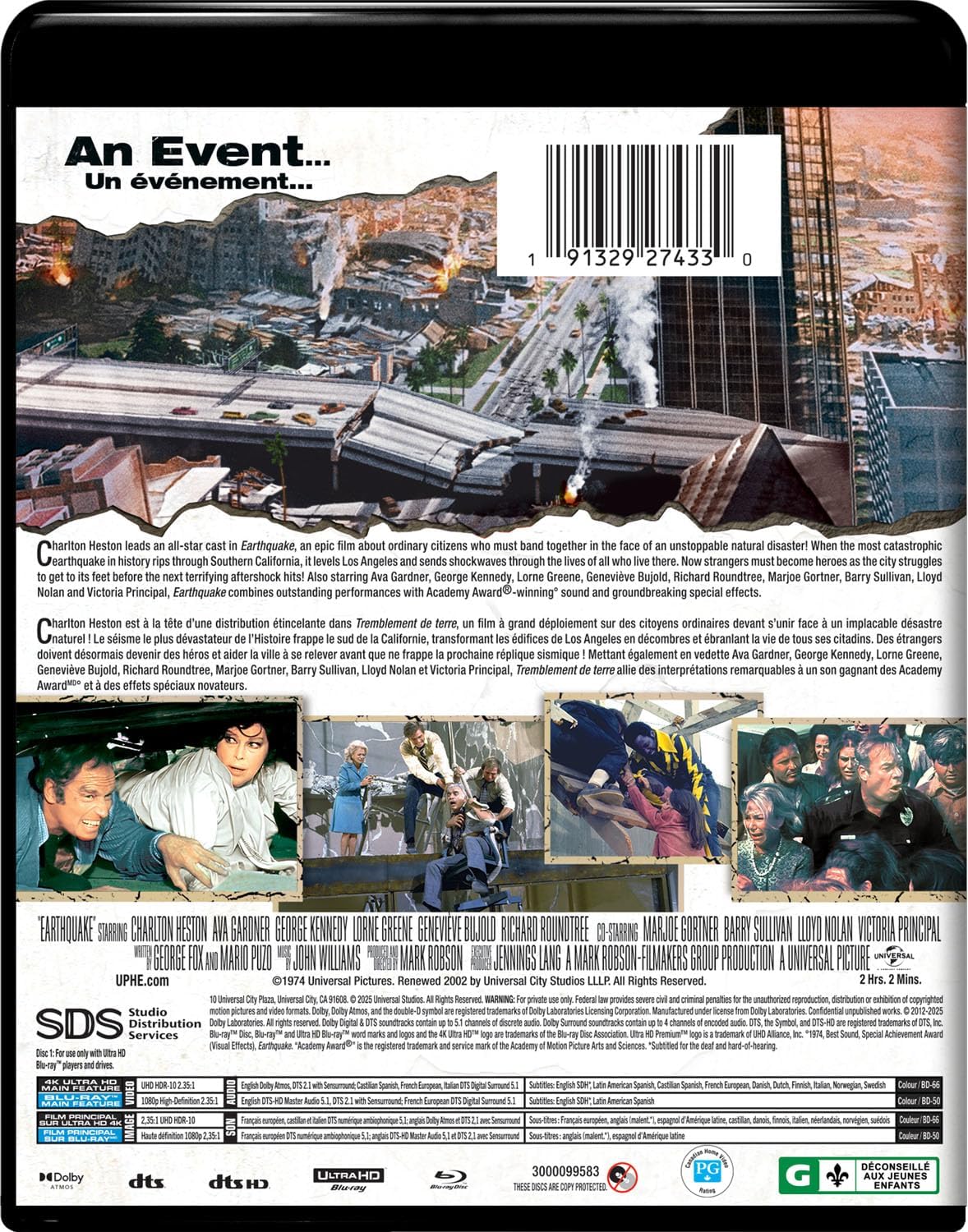 Thumbnail 2 de Earthquake 4K Ultra HD + Blu-ray (Bilingual) with HDR10
