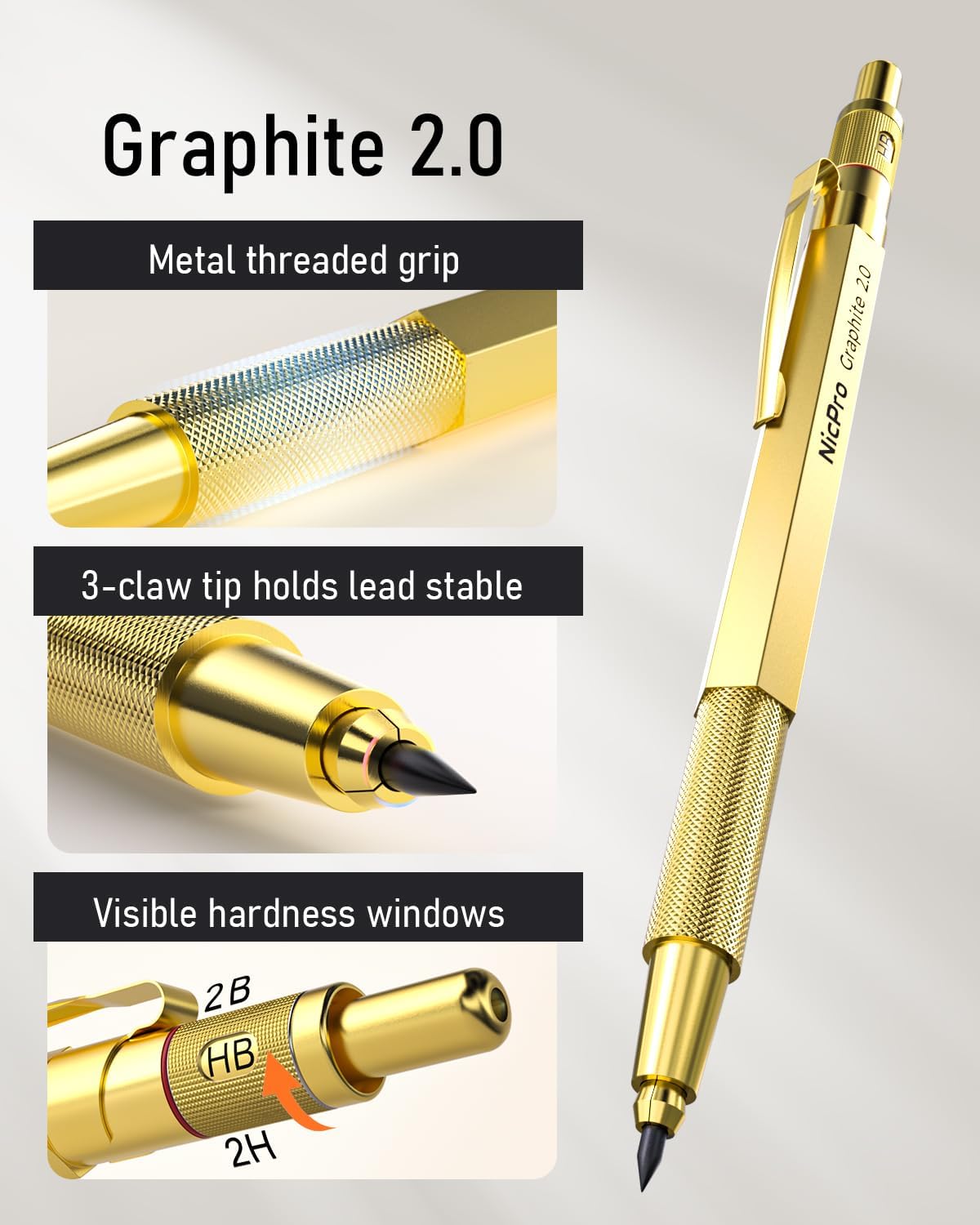 Detalle 2 de Nicpro 35 portamine artistiche 35pz 🖋