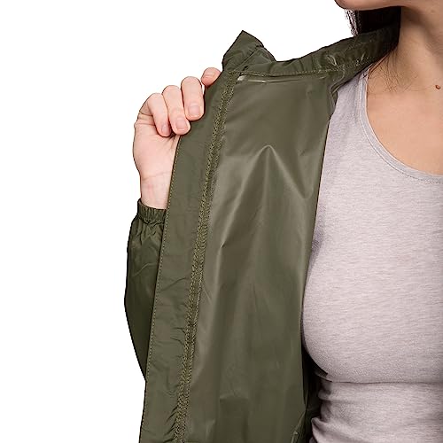 Thumbnail 4 de Trespass Womens Waterproof Packaway Jacket Qikpac Moss, Size 12