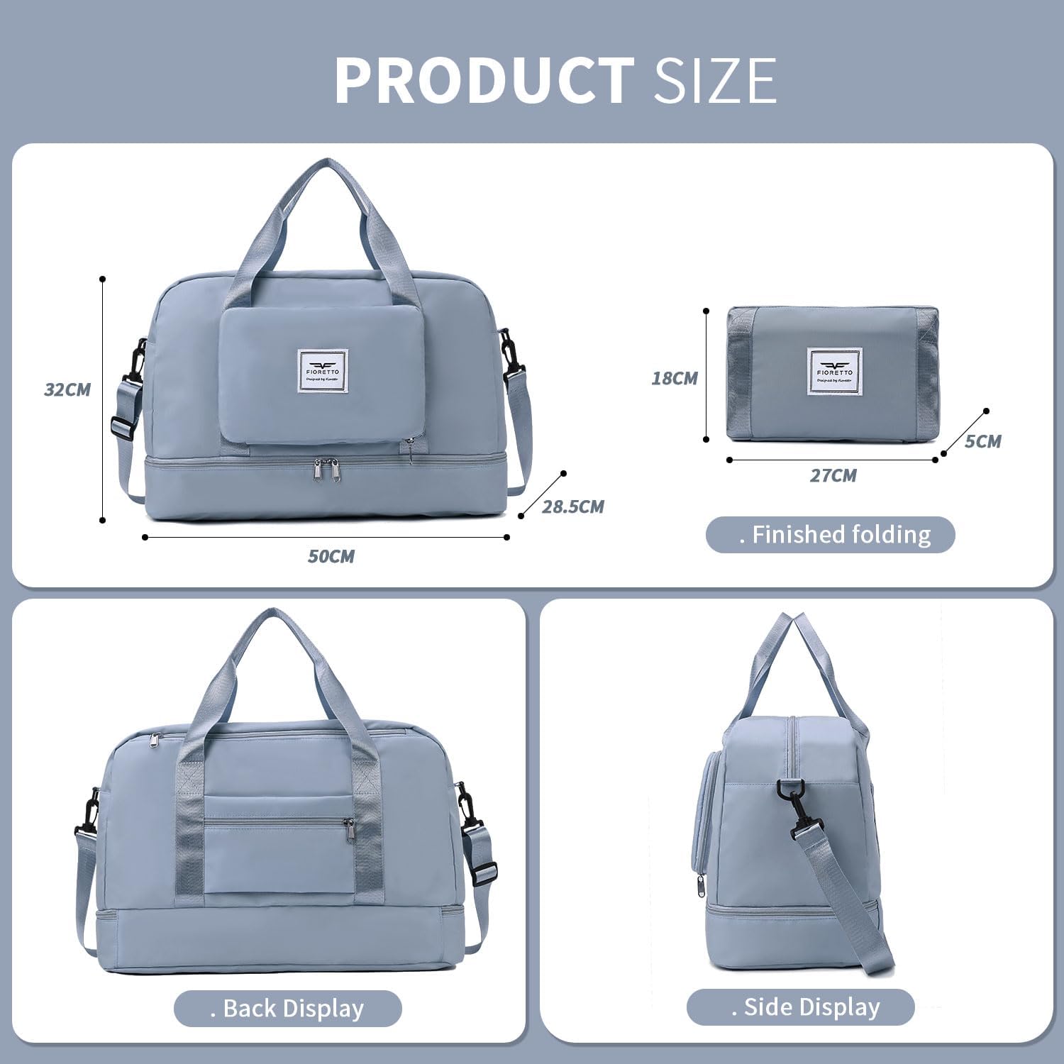 Thumbnail 1 de Fioretto Foldable Weekend Bag 45L