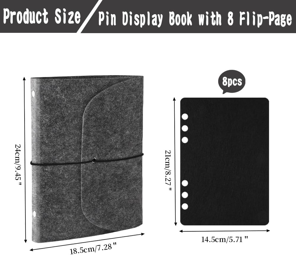 Detalle 2 de Mifuner A5 Enamel Pin Display Book