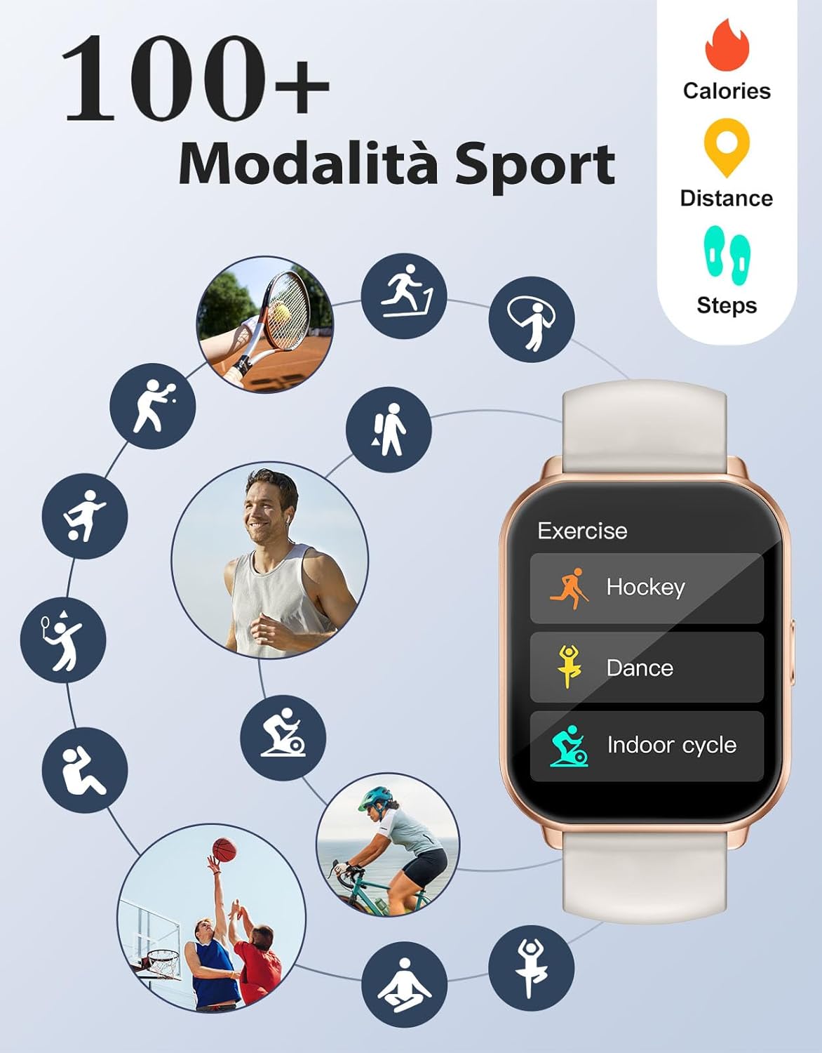 Detalle 2 de RUIMEN Smartwatch Chiamate e Fitness