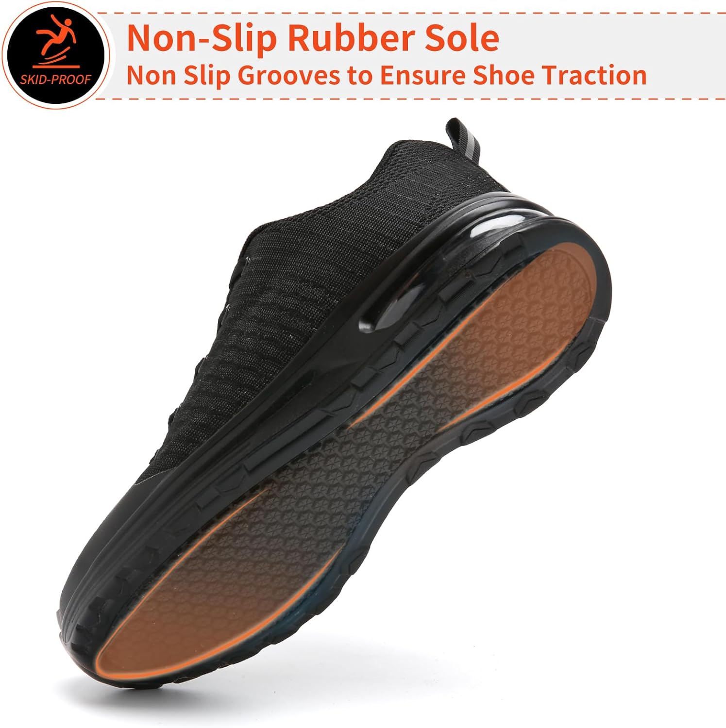 Thumbnail 3 de LUPWEE Safety Trainers Slip Resistant Steel Toe Cap Trainers