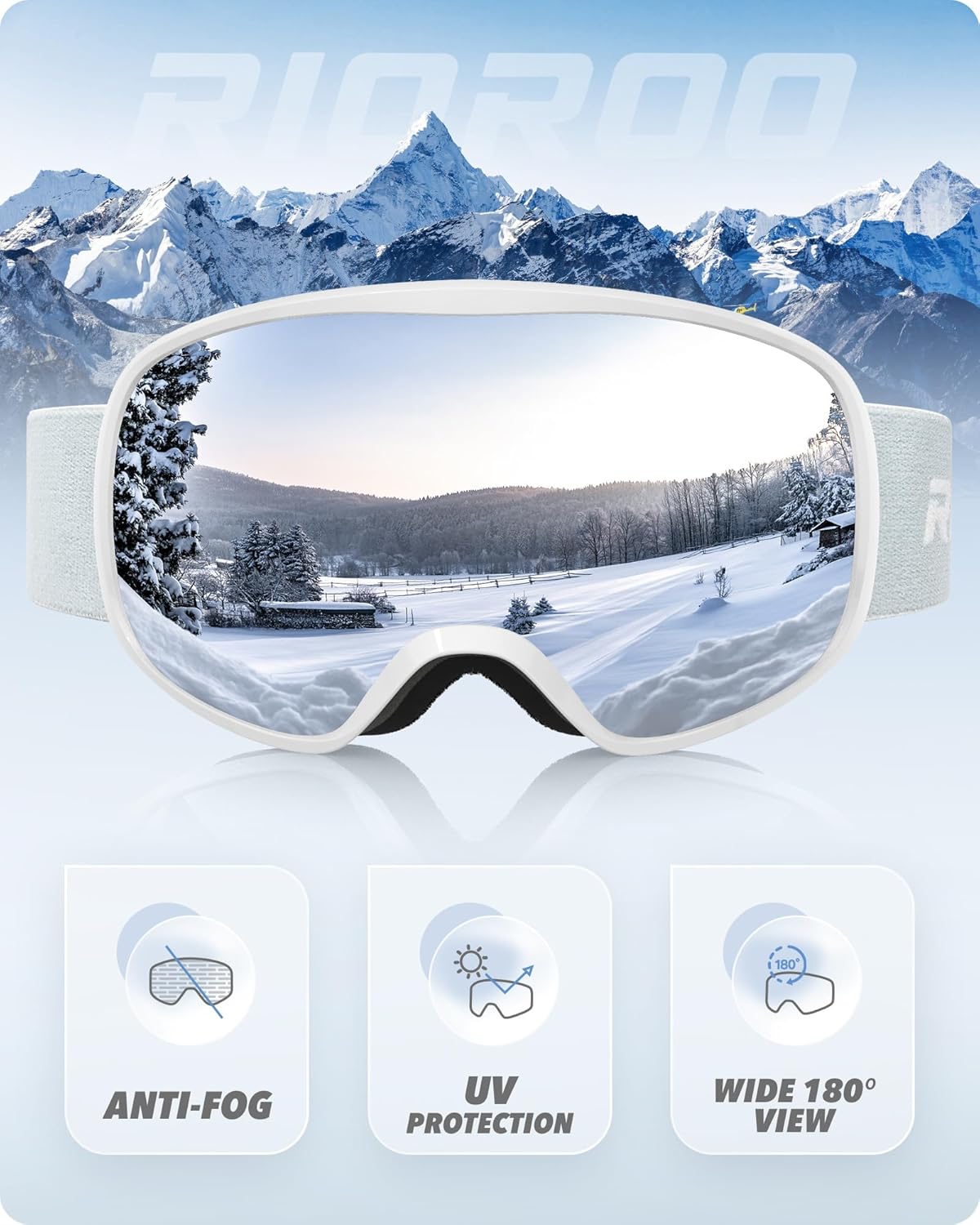 Thumbnail 1 de RIOROO Gafas de Esquí 360° 🥽