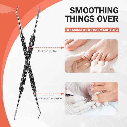 Detalle 2 de BEZOX Nail Clippers for Thick and Ingrown Nails with Stainless Steel Blades