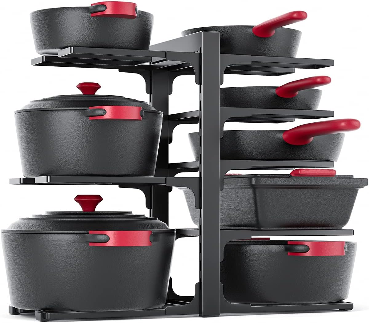 Detalle de MUDEELA Pots and Pans Organizer, 8-Tier