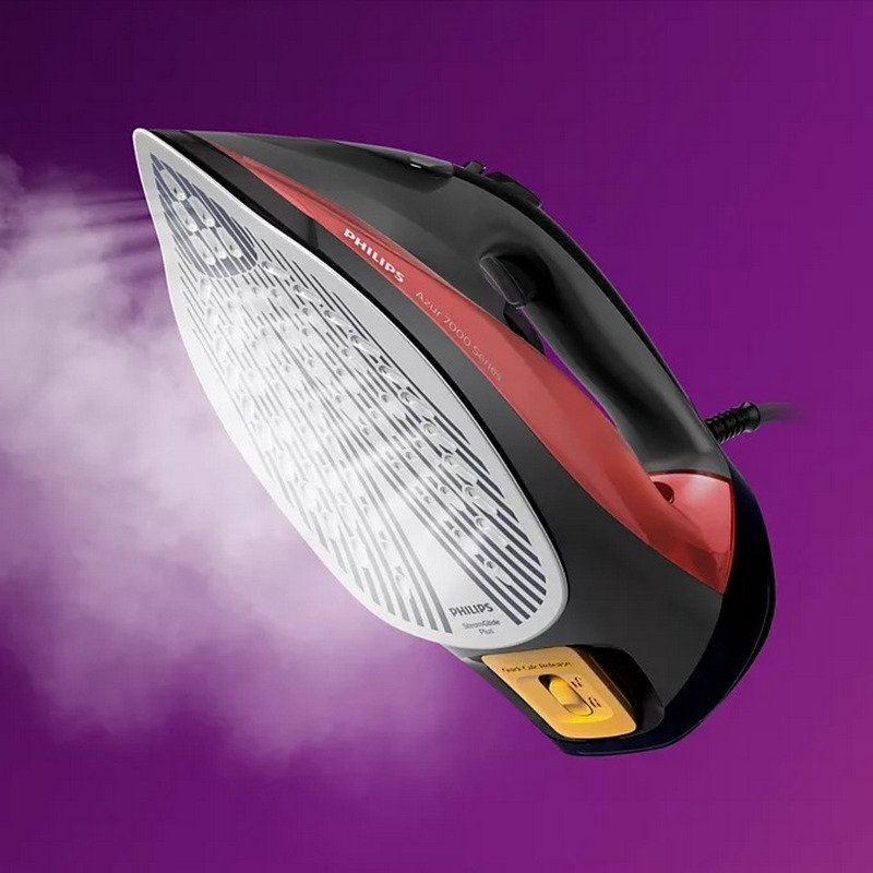 Thumbnail 3 de Philips 7000 Series DST7022/40: Plancha de vapor 2800 W en negro/rojo