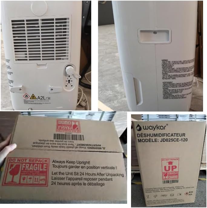 Thumbnail 6 de Waykar JD025CE-120-CA 120-Pint Dehumidifier, ENERGY STAR, 6,000 Sq. Ft.
