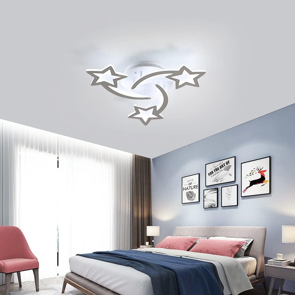 Detalle 2 de Goeco Lampadario cameretta Plafoniera LED 40W 54cm