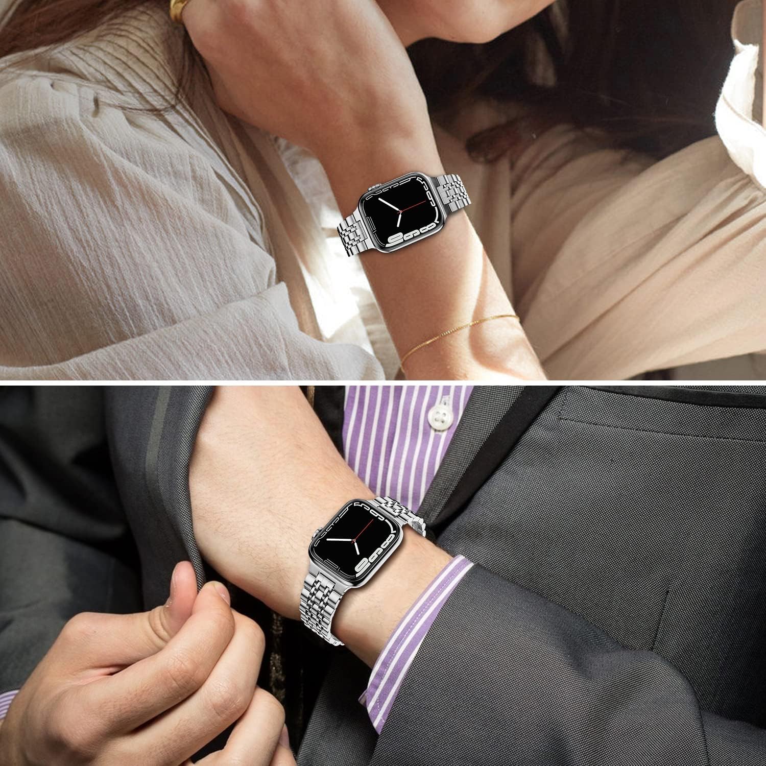 Thumbnail 6 de Anlinser Metal Strap 49mm adjustable for Apple Watch