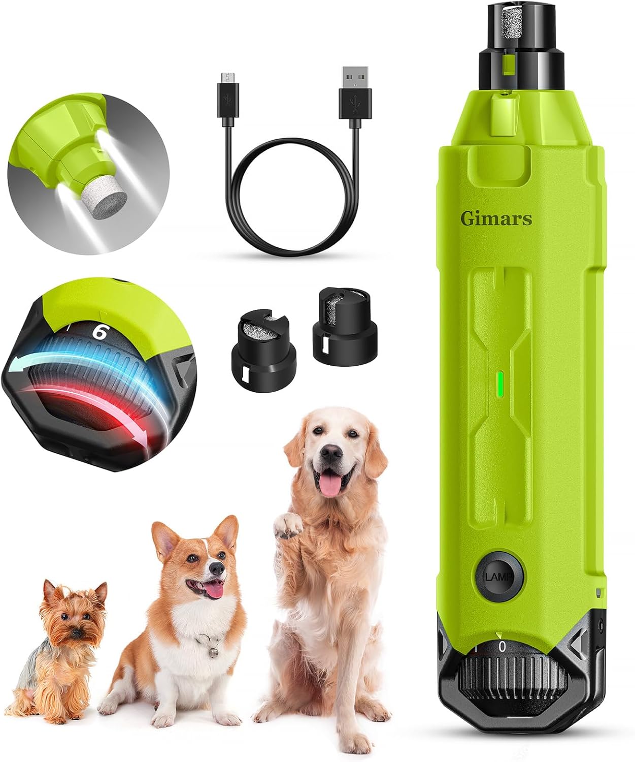 Detalle de Gimars Lima de Uñas para Perros