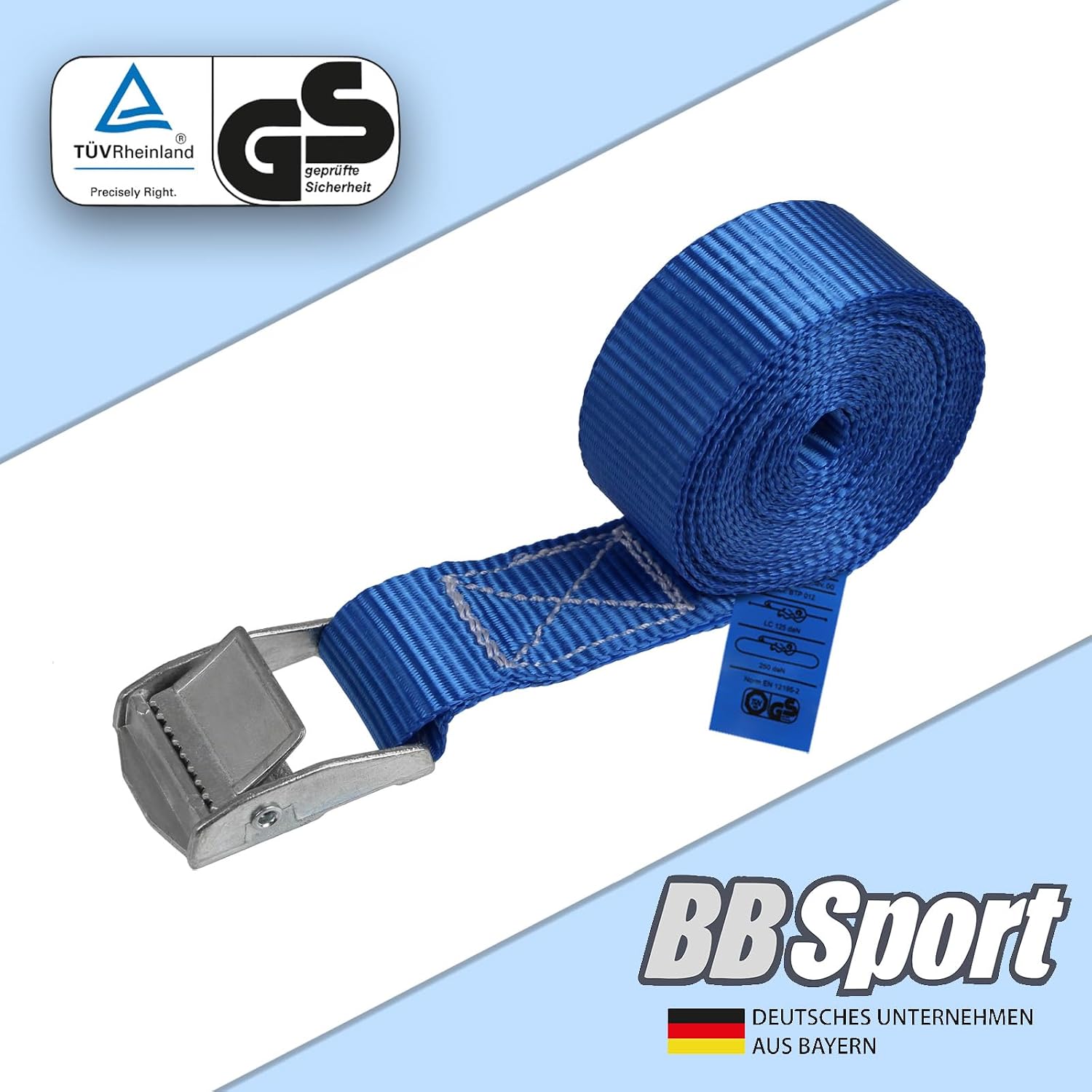 Detalle 2 de Zurrgurt Spanngurt 2,5 m belastbar 250 kg