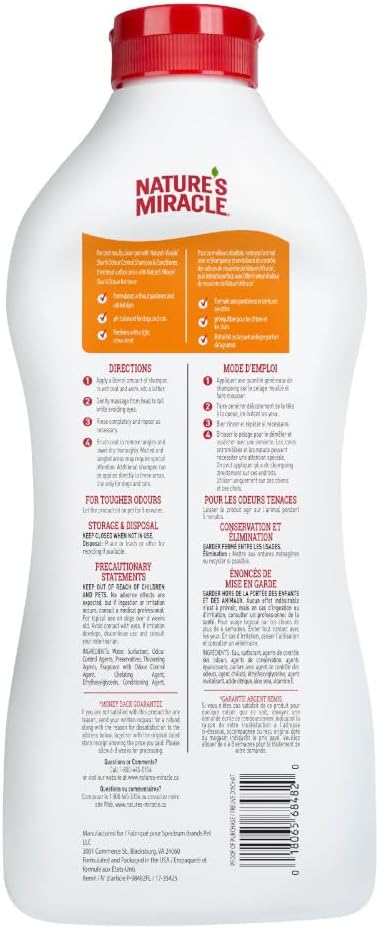 Detalle 2 de Nature’s Miracle Pet Shampoo and Conditioner, 32 oz