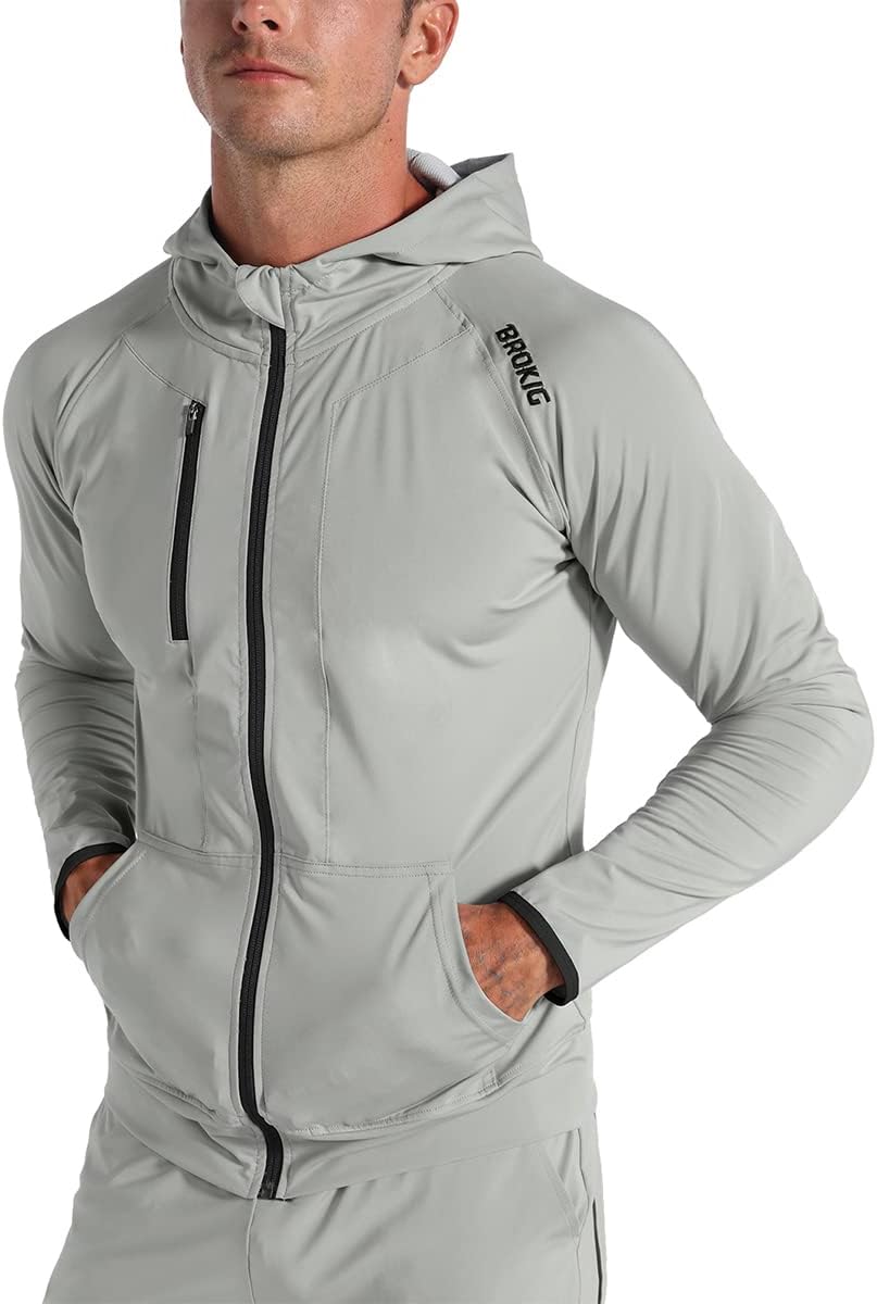 Detalle 2 de BROKIG Leichte Hoodie Herren S‑XXL