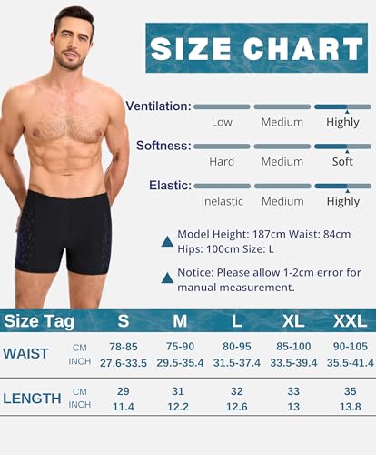 Thumbnail 6 de AMZSPORT Maillot de Bain Homme Short de Bain à Séchage Rapide – Violet/Noir XL