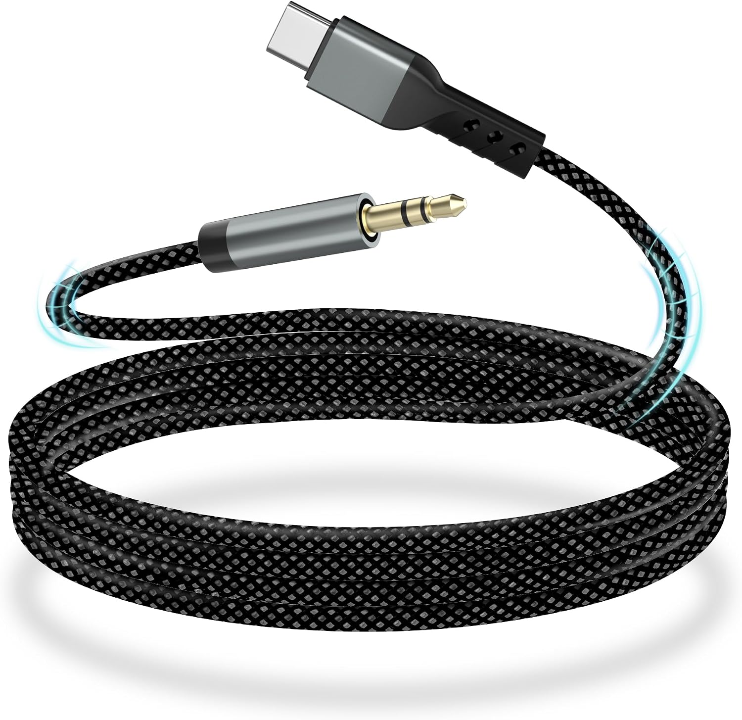 Detalle de YISH Cable Jack a USB C 1M para audio