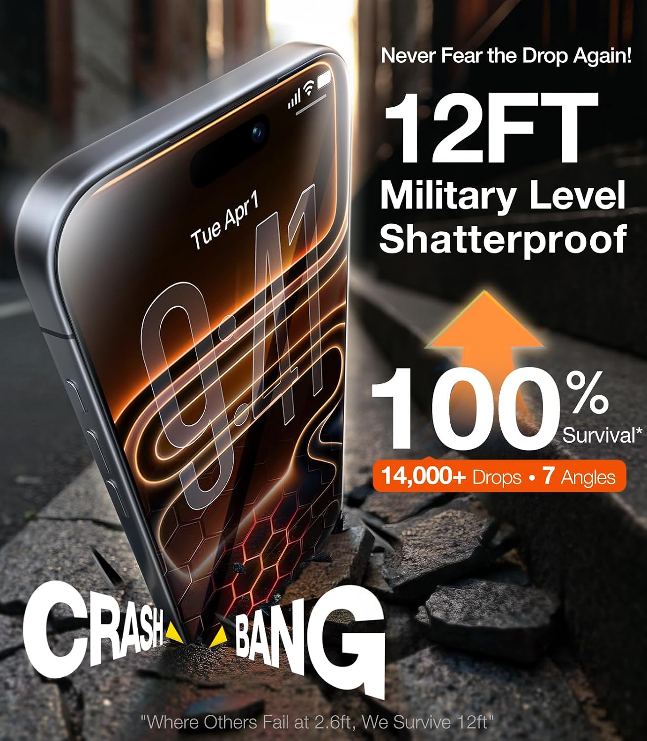 Thumbnail 4 de UltraGlass TOP 9H+ Armor iPhone 16 Pro Max Privacy 2-pack