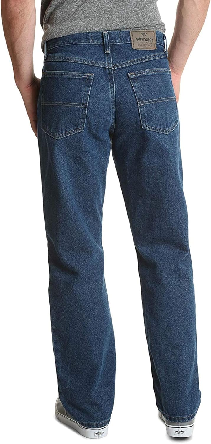 Detalle de Wrangler Authentics Jeans pour Homme Classic Relaxed – coupe décontractée et confort durable