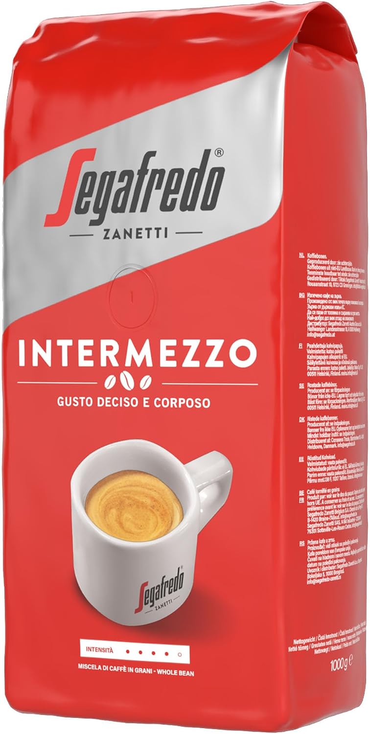 Detalle de Segafredo Zanetti Intermezzo, chicchi di caffè tostati 1000 g