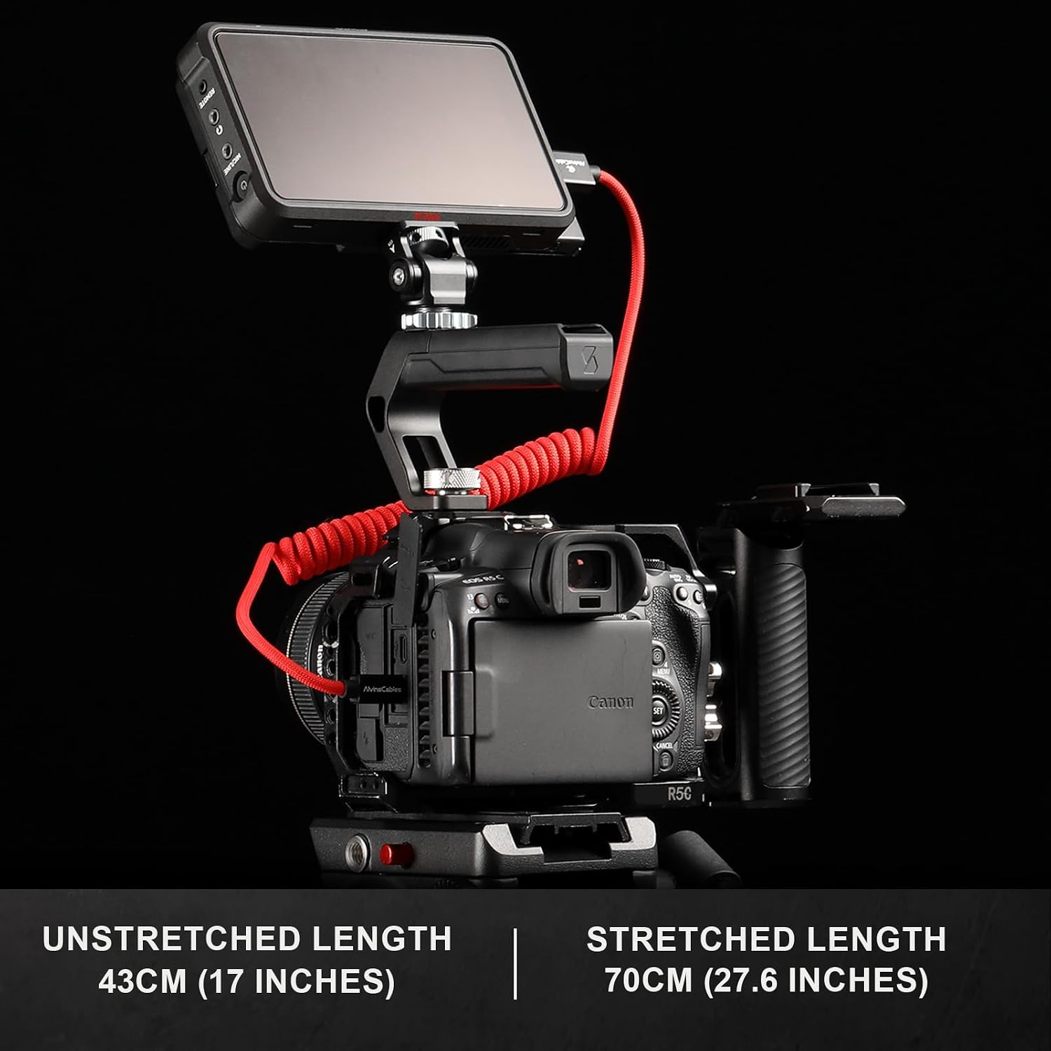 Thumbnail 6 de Alvin’s Cables 8K HDMI 2.1 Micro to Full coiled cable