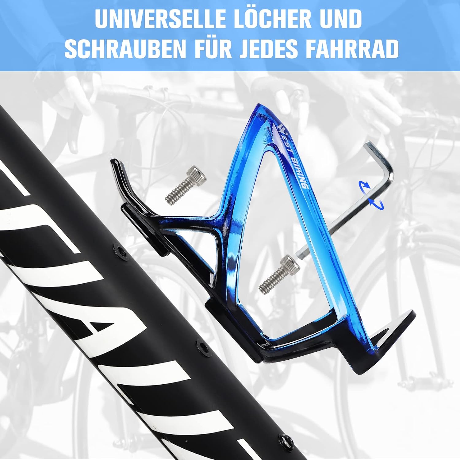 Thumbnail 6 de Flaschenhalter Fahrrad – Verbesserte Version, unzerbrechlich, leicht & farbenfroh