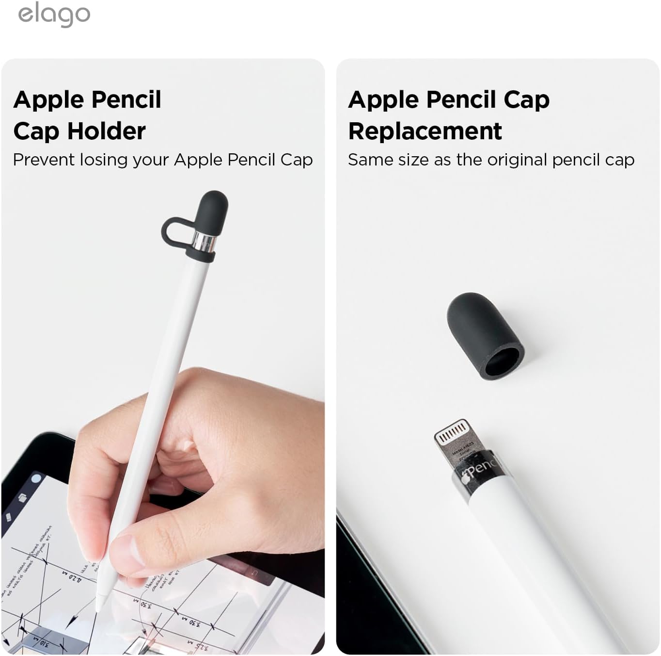 Thumbnail 3 de Set de protection elago pour Apple Pencil 1ère gén.