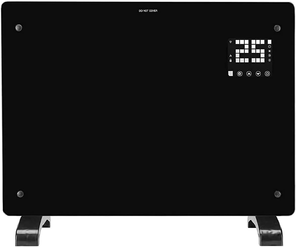 Detalle 2 de Devola DVPW2000B 2000W smart glass panel heater