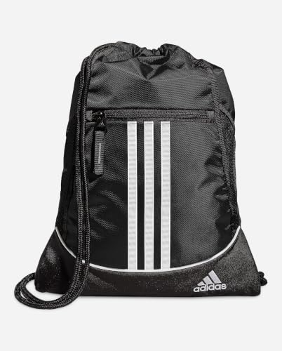 Thumbnail 7 de adidas Alliance Sackpack – Drawstring Backpack for Sports, Small Gym Bag (Black/2, OSFA)