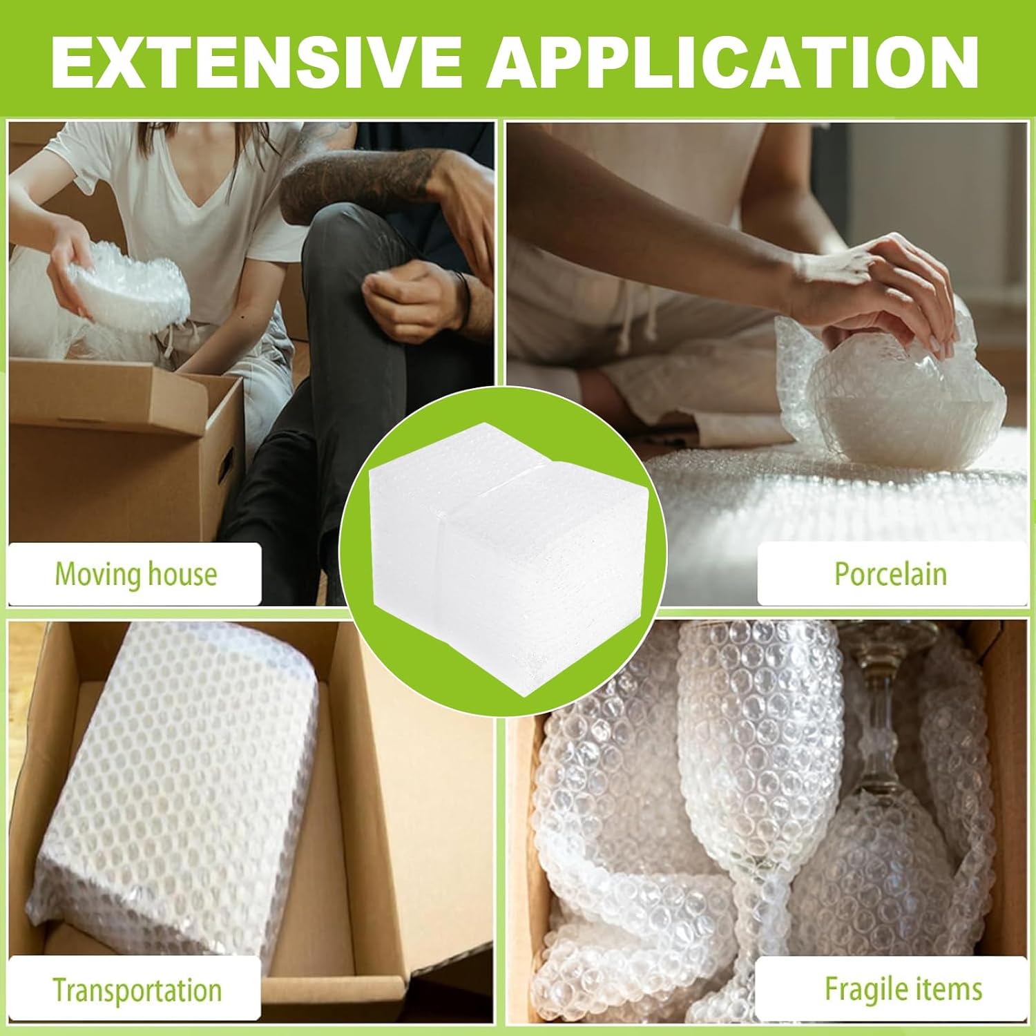 Thumbnail 5 de High-PQ 100 Pack Small Bubble Pouch Wraps (7.6x10cm) – Clear double-layer cushioning bags for shipping & storage