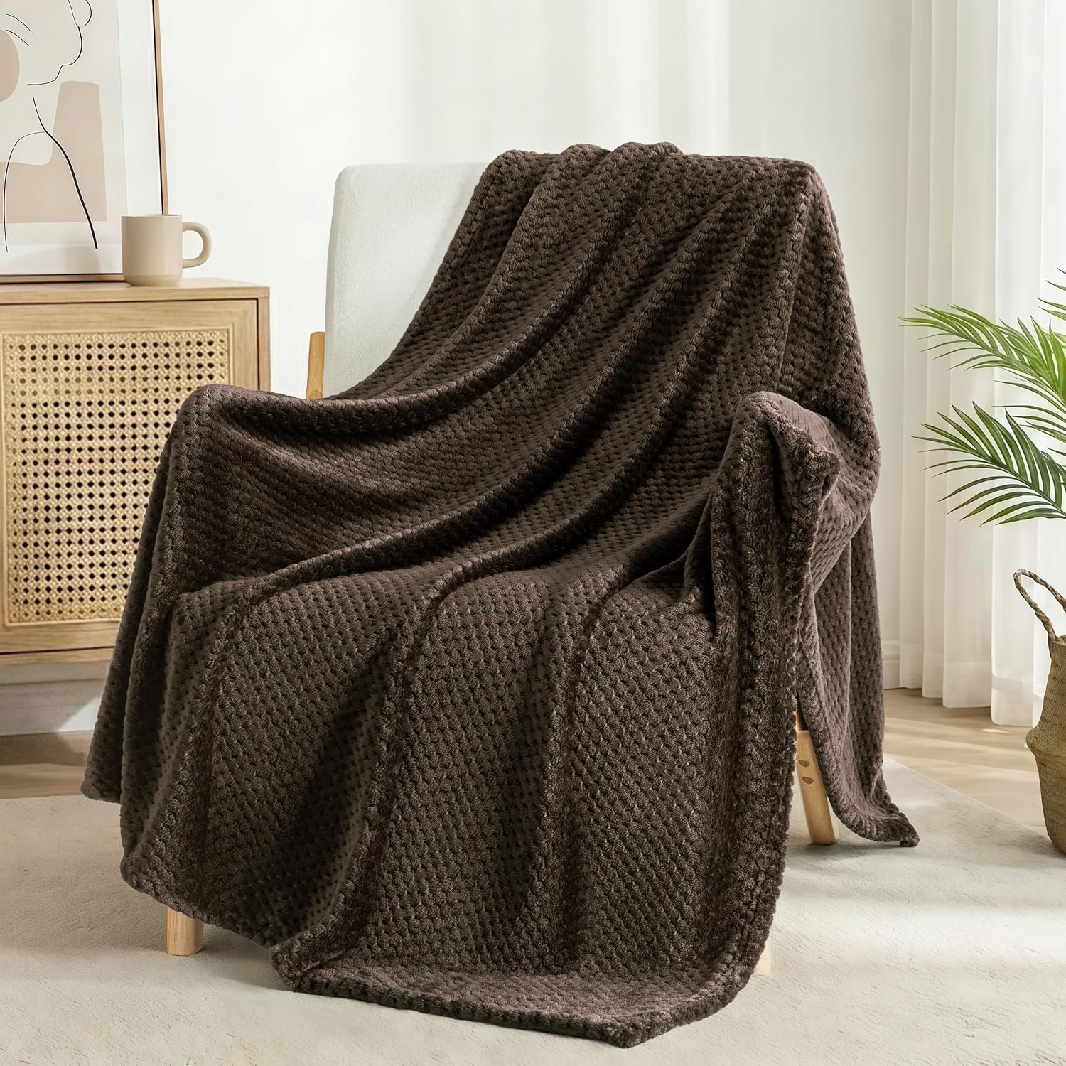 Detalle de Exclusivo Mezcla fleece throw blanket 127x178
