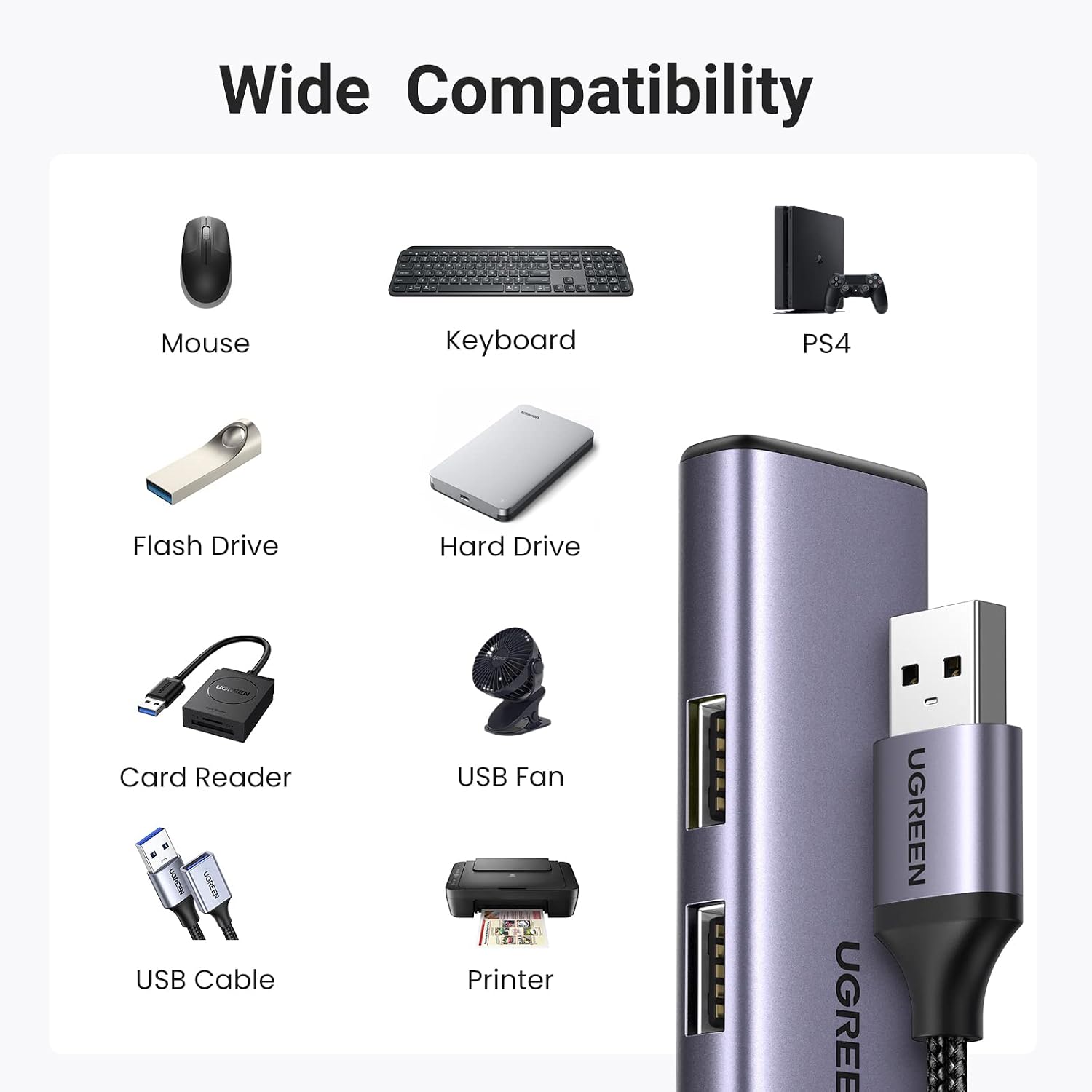 Thumbnail 6 de Ugreen USB hub 4-in-1