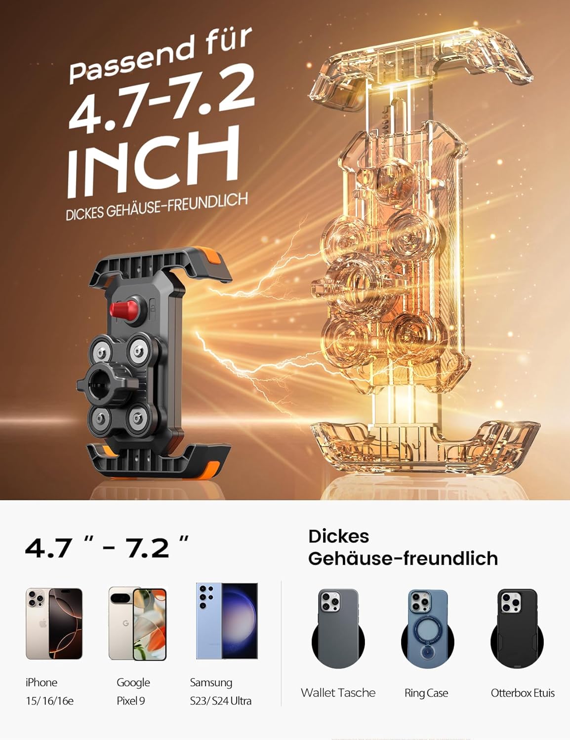 Thumbnail 4 de Handyhalterung 2025 Upgrade für Lenker