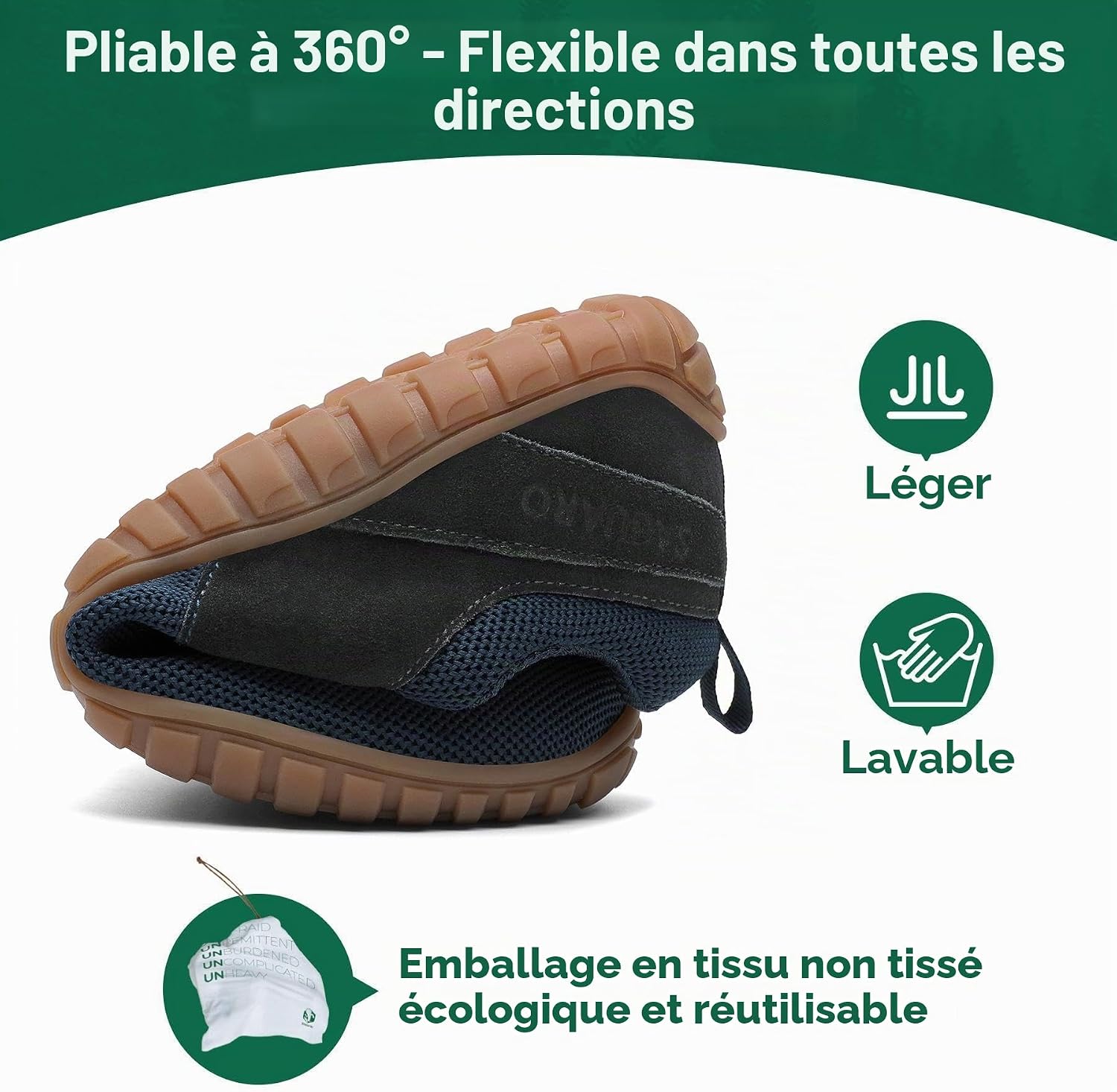 Thumbnail 6 de SAGUARO Chaussures Minimalistes Wish Ⅰ – Maille pieds nus, sport et outdoor, GR.36-48