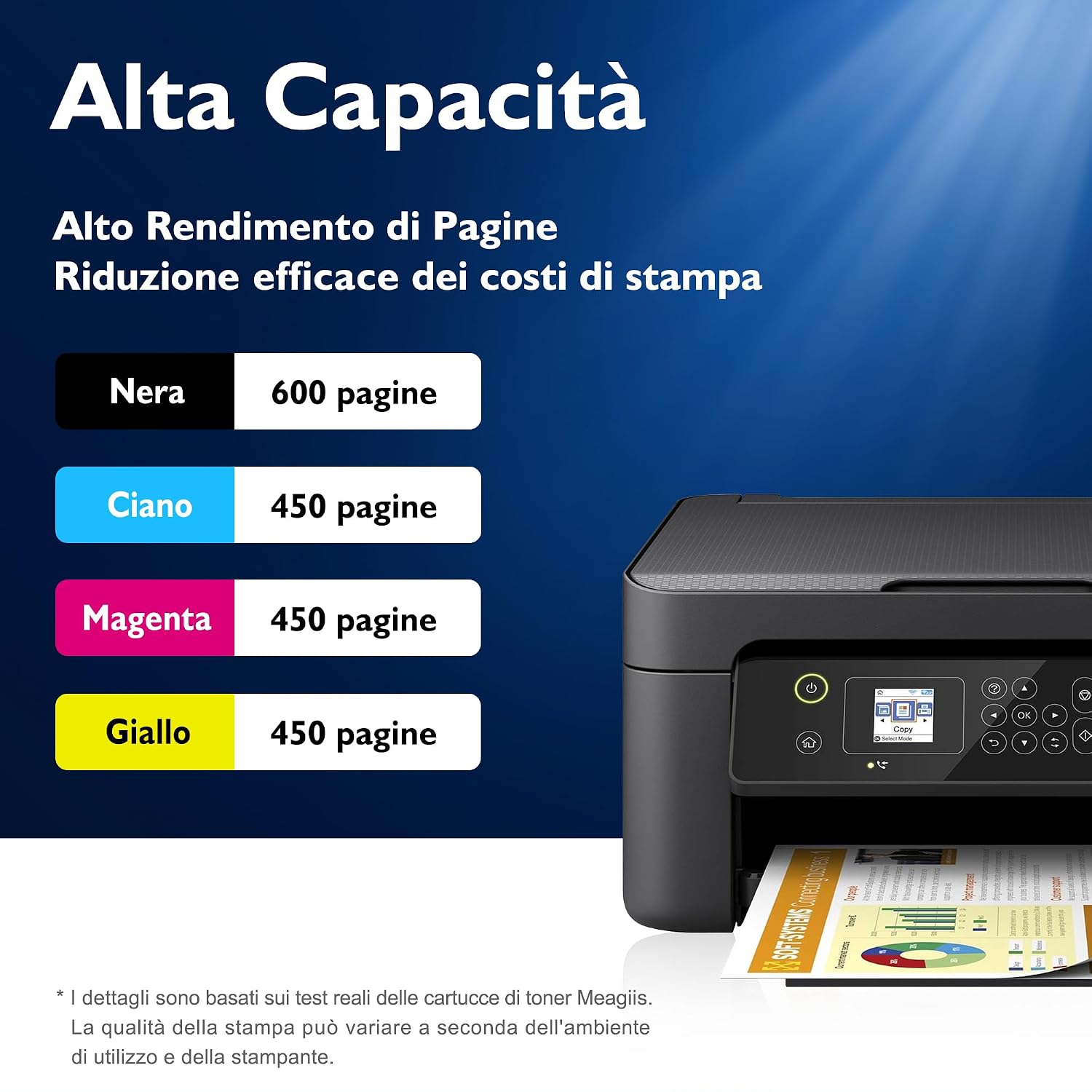 Detalle de Meagiis Cartucce 603XL Compatibili per Epson Expression Home e Workforce (15 Pezzi)