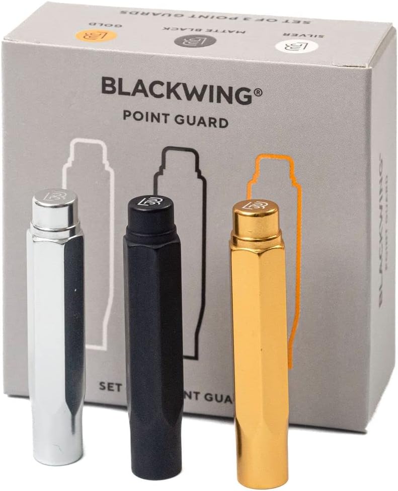Detalle de BLACKWING ポイントガード 鉛筆の芯先を守る軽量アルミ製プロテクター
