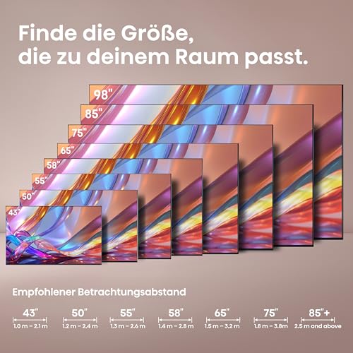 Thumbnail 13 de Hisense 50E7DS – 50 Zoll 4K QLED Smart TV mit Hi-View AI Engine