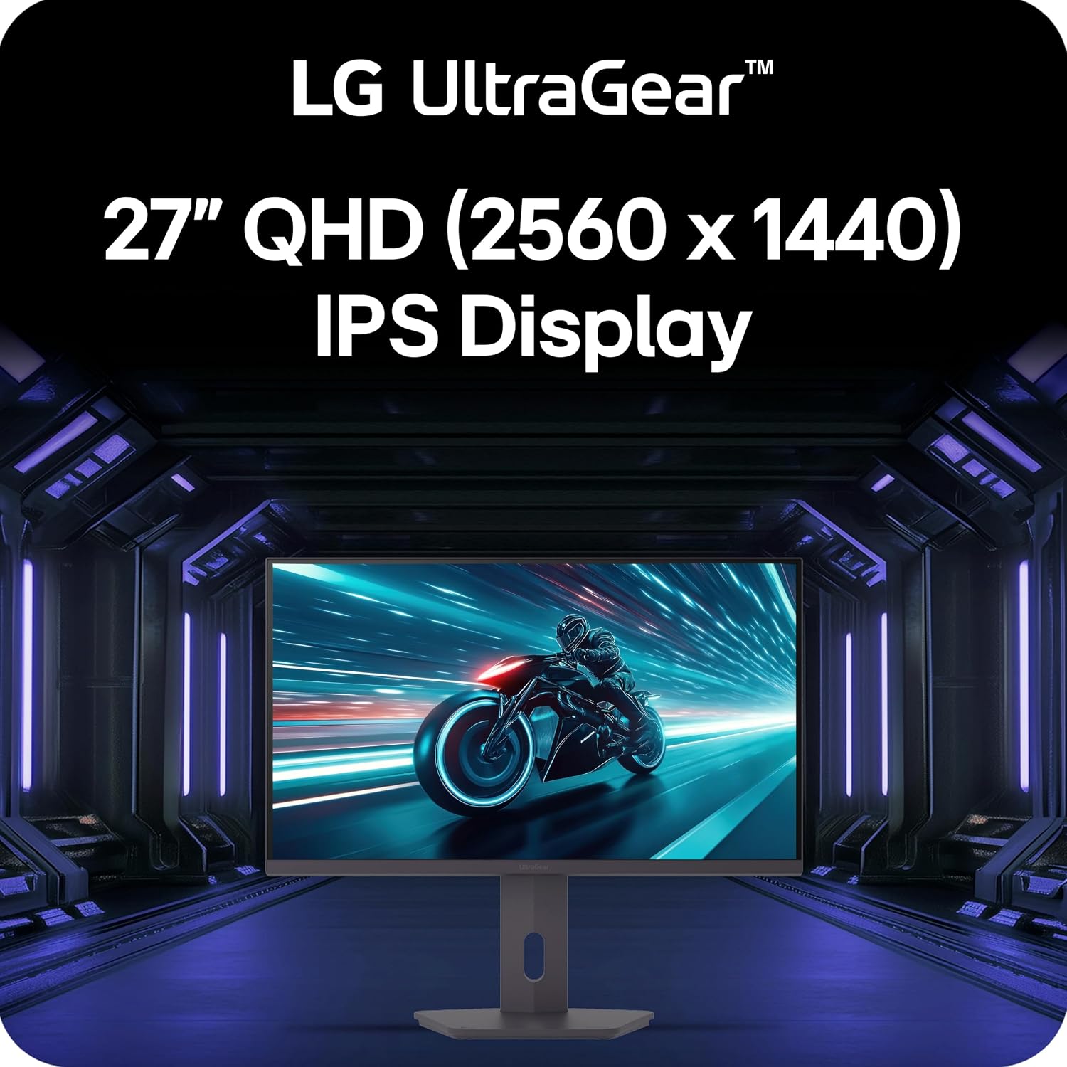 Detalle de LG 27G61ZB-B Ultragear 27-Inch QHD IPS Gaming Monitor