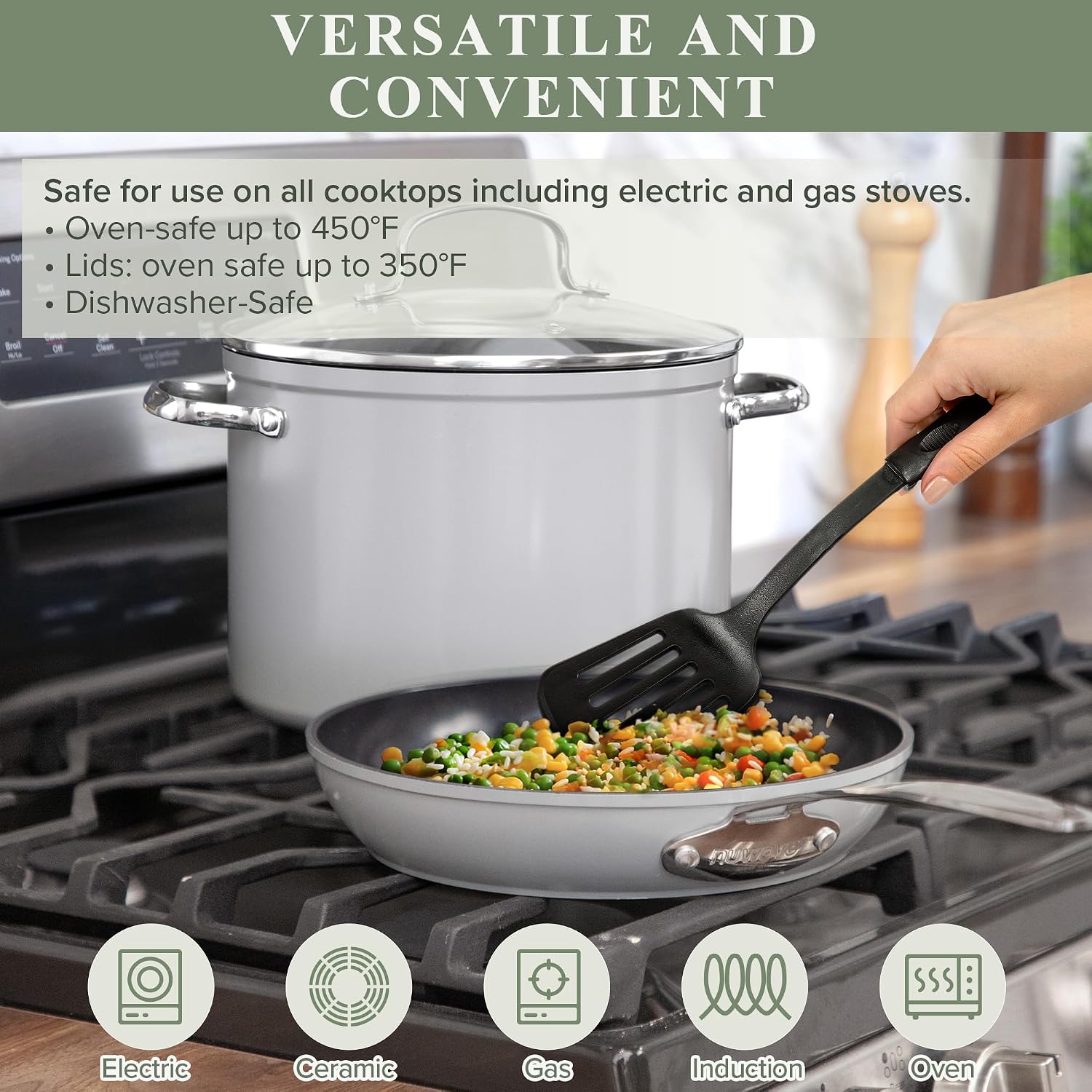 Thumbnail 2 de Nuwave Duralon Blue Cookware Set