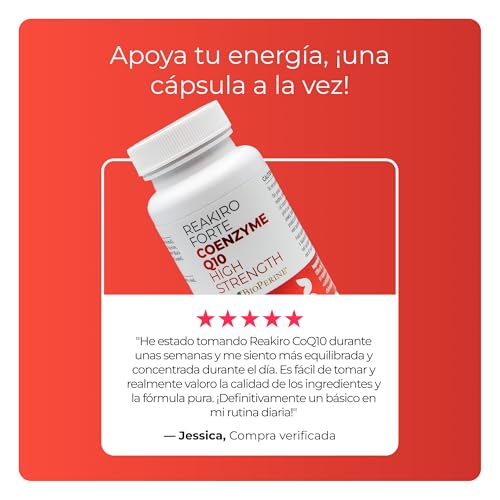 Thumbnail 5 de Reakiro Forte Coenzyme Q10 12.000 mg, 60 cápsulas 💊