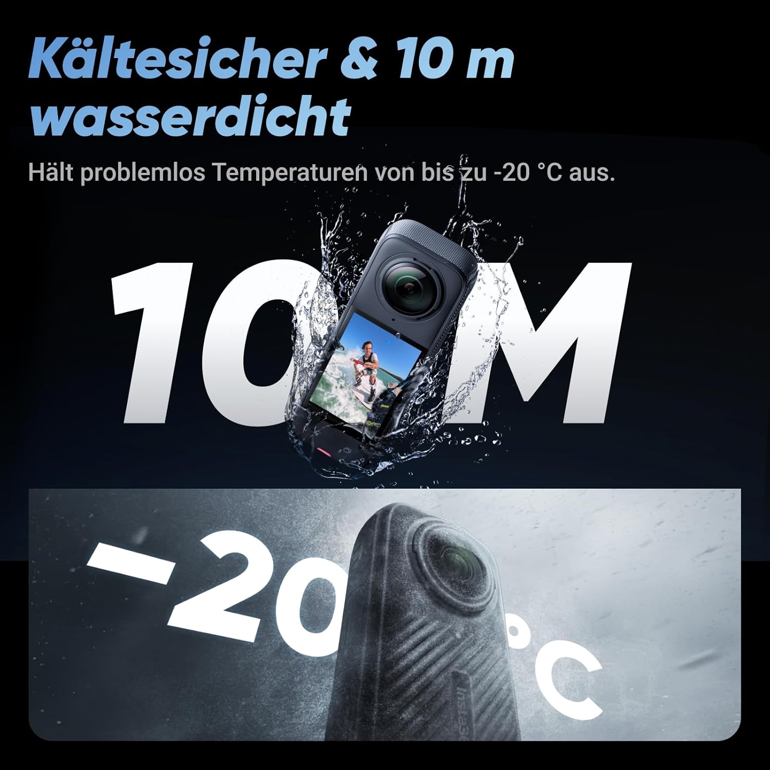 Thumbnail 6 de Insta360 X4 Auf Geht's-Kit – 8K 360° Actioncam mit Unterwasseroptionen