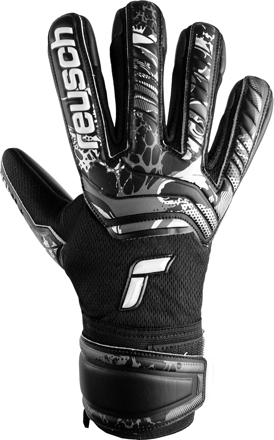 Detalle de Reusch rękawice bramkarskie dla dorosłych, rozmiar 9, Grip Infinity i krój Negative Cut