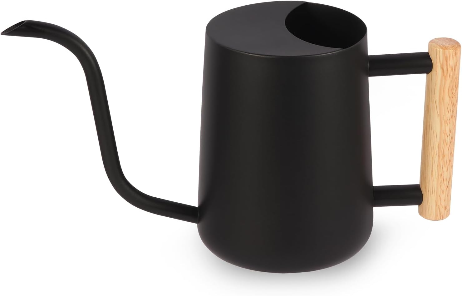 Detalle de Gießkanne Zimmerpflanzen 1L von GUKJOB – Edelstahl, langem Auslauf, Modernes Design