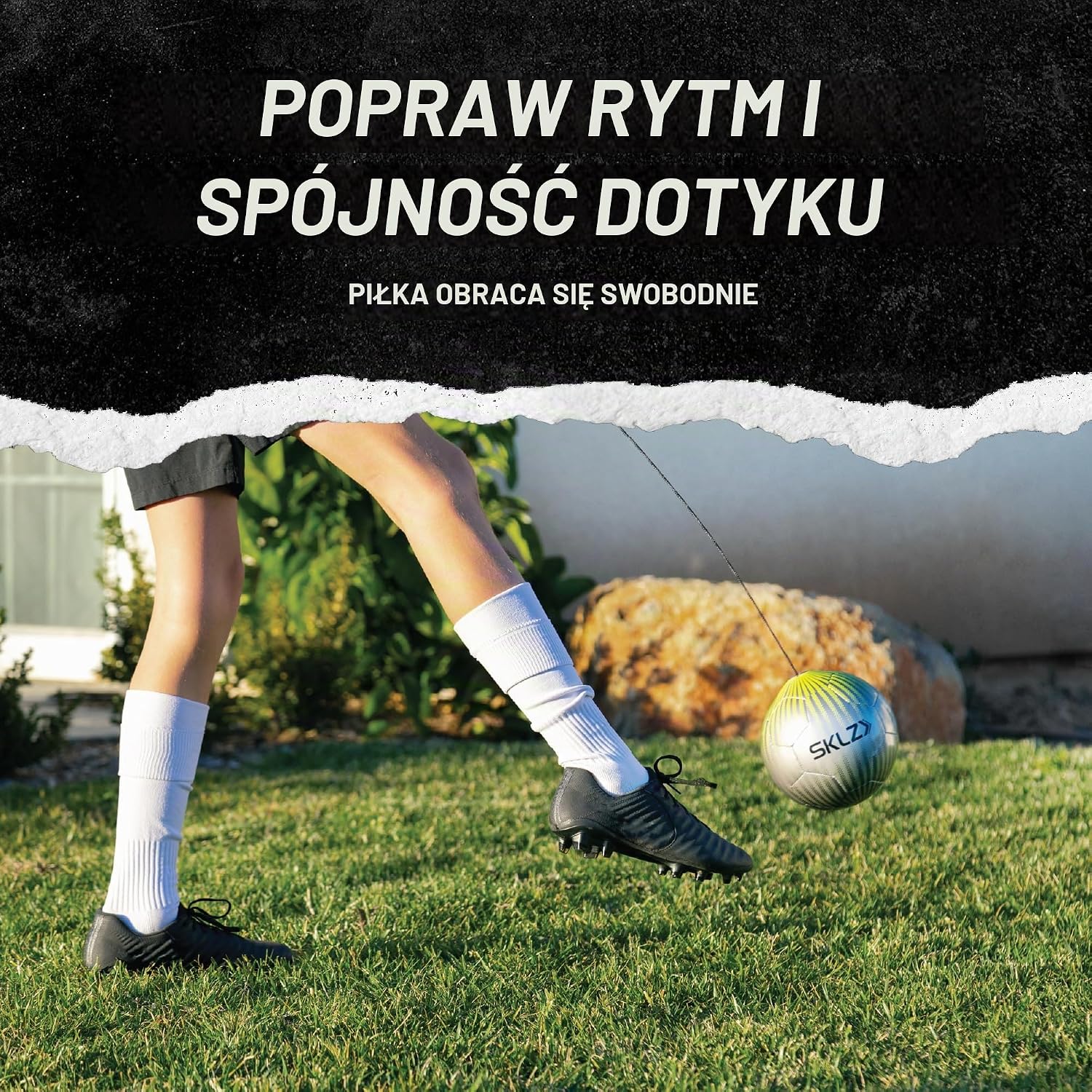 Detalle 2 de SKLZ Star-Kick Touch Trainer – trenażer piłkarski z piłką rozmiaru 1