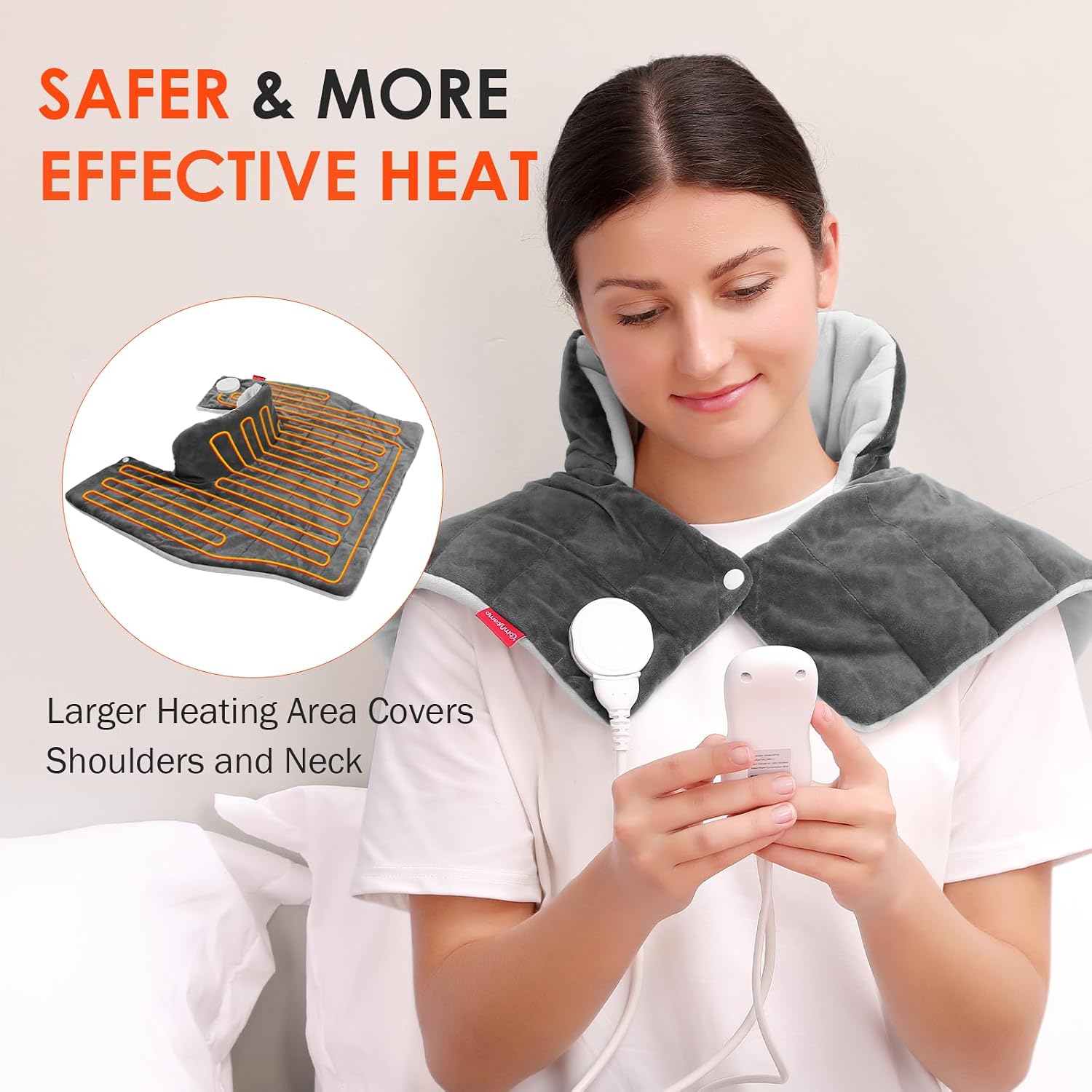 Detalle 2 de Comfytemp Weighted Neck and Shoulder Heat Pad