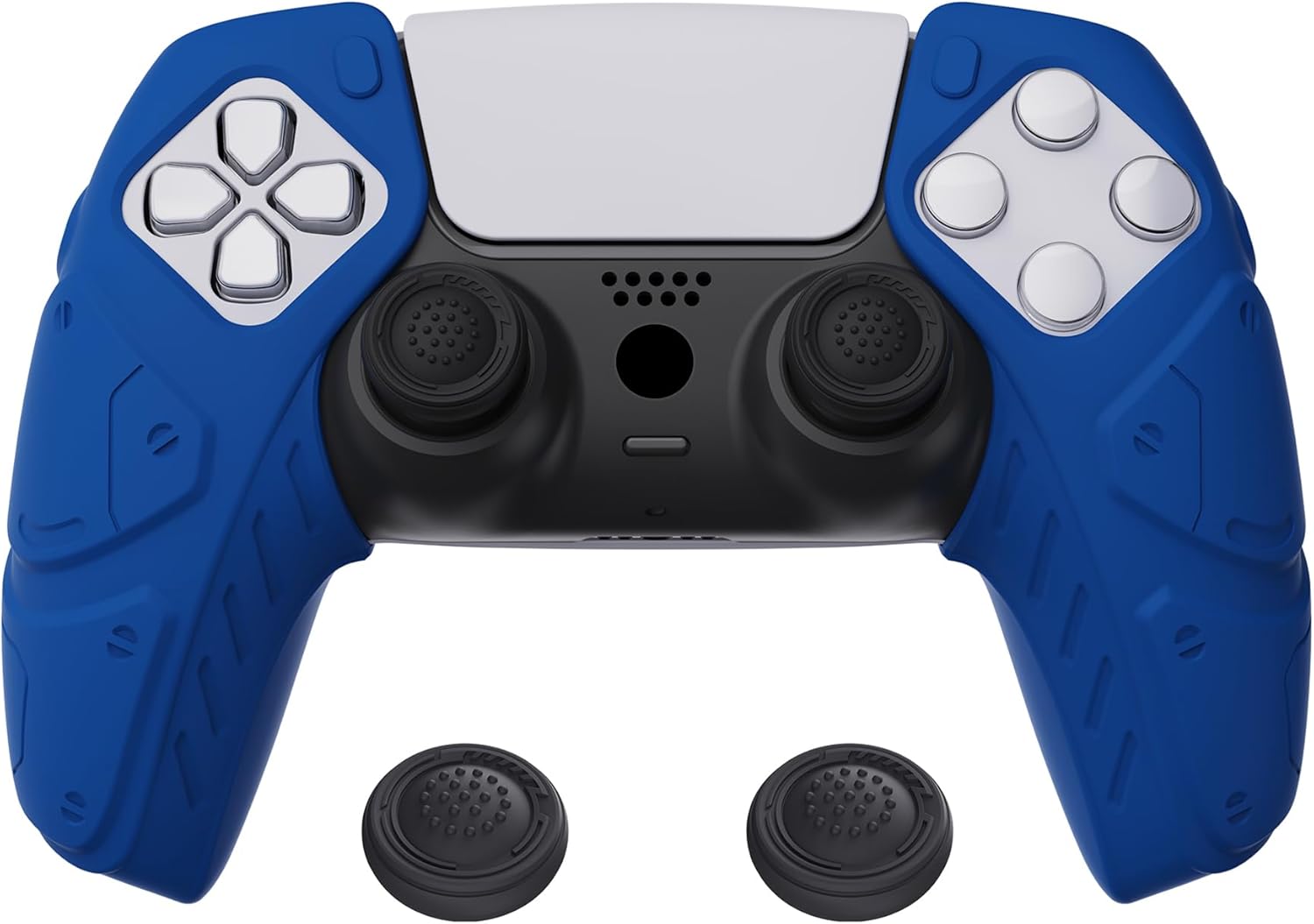 Detalle de PS5 ergonomic controller grips in silicone case
