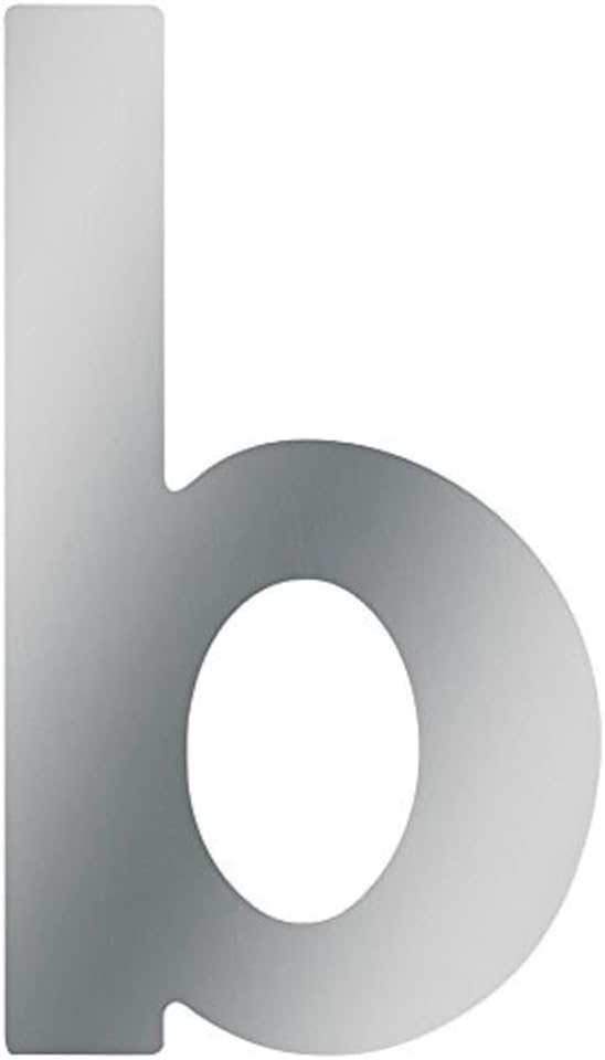 Thumbnail 6 de Metafranc Hausnummer 0 – Edelstahl, 120 mm, 3D-Design, gute Lesbarkeit
