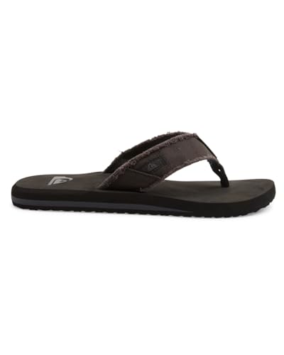 Detalle de Quiksilver Monkey Abyss: Sandalia para Hombre en Negro, 44 EU