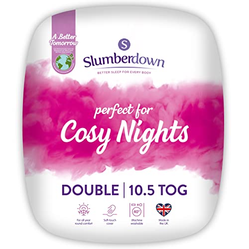 Detalle de Slumberdown Cosy Nights Double Duvet 10.5 Tog – Breathable All-Year Comfort (200 x 200cm)