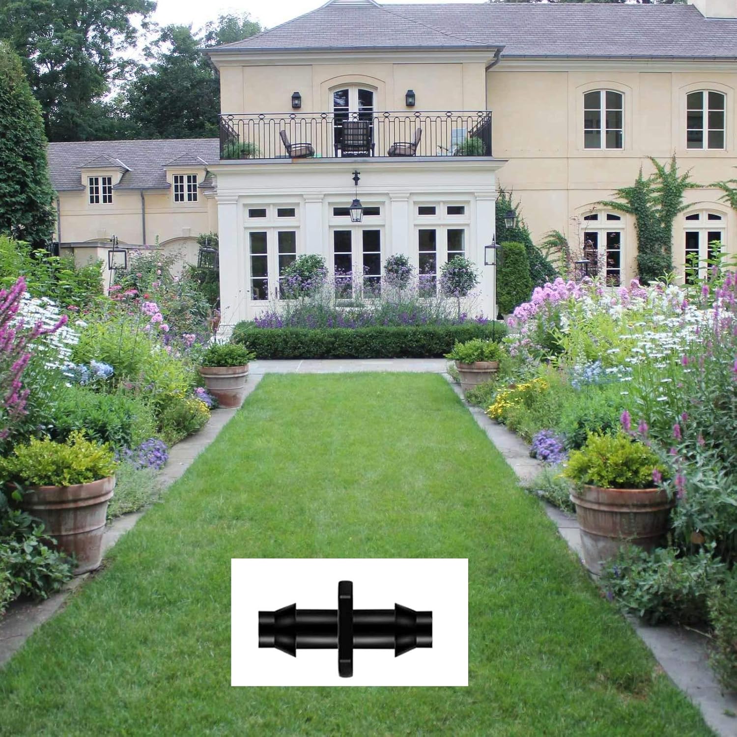 Thumbnail 6 de 300Pcs Barbed Irrigation Fittings Kit by HOINCO: 1/4 Inch Tubing Connectors for Garden Irrigation