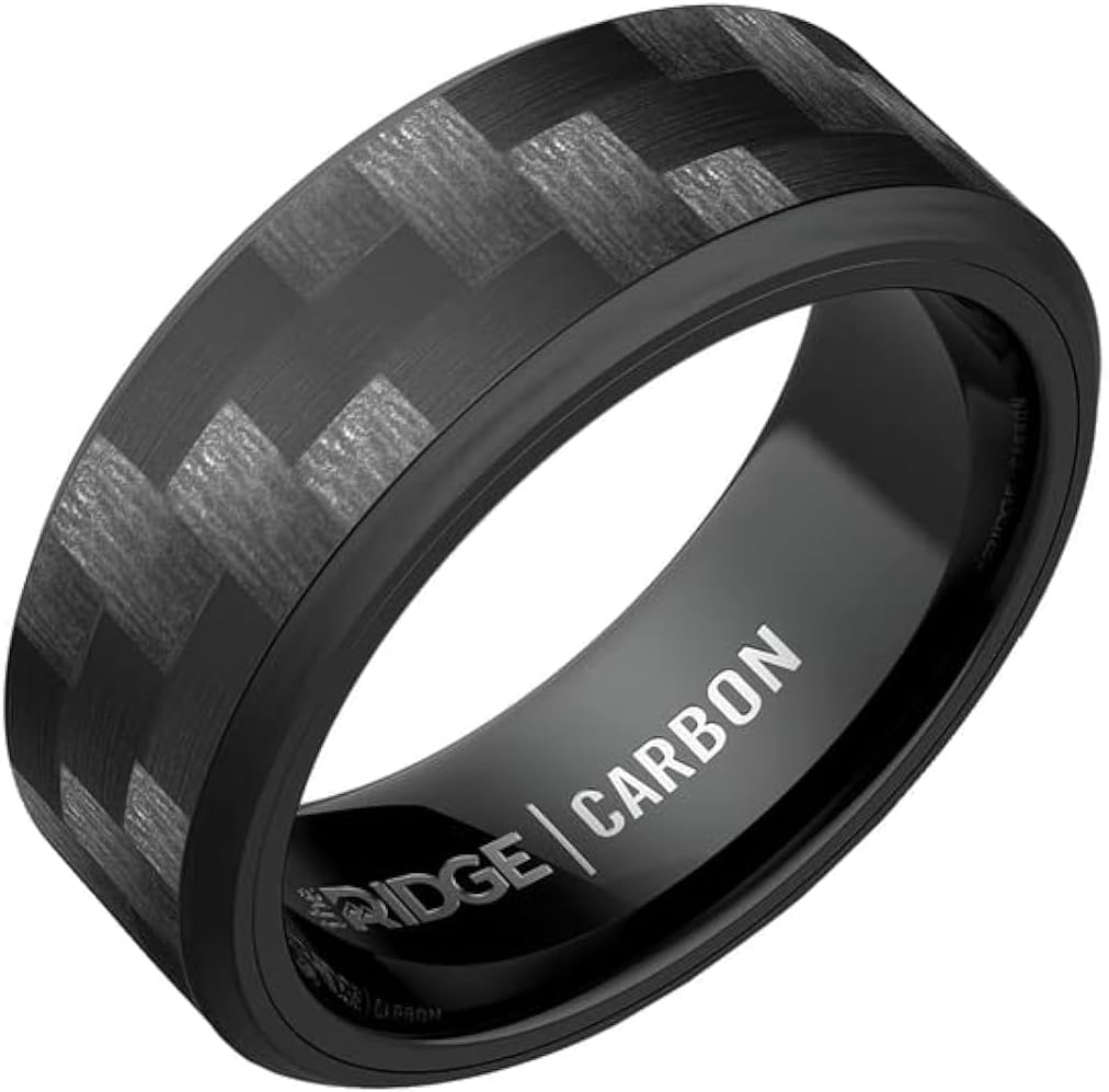 Detalle de The Ridge Tungsten Wedding Band, Size 12